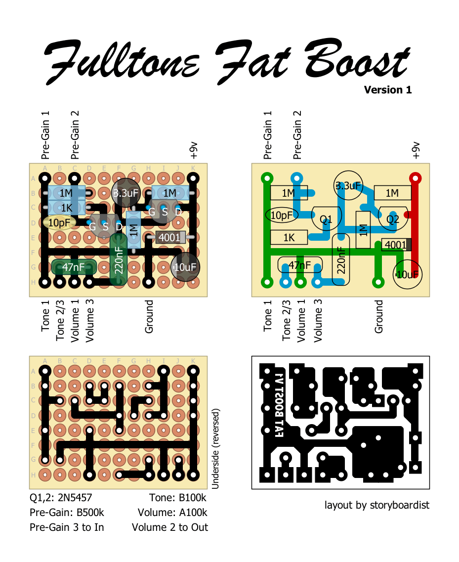Fulltone Fat Boost V1 e08b54e52fde