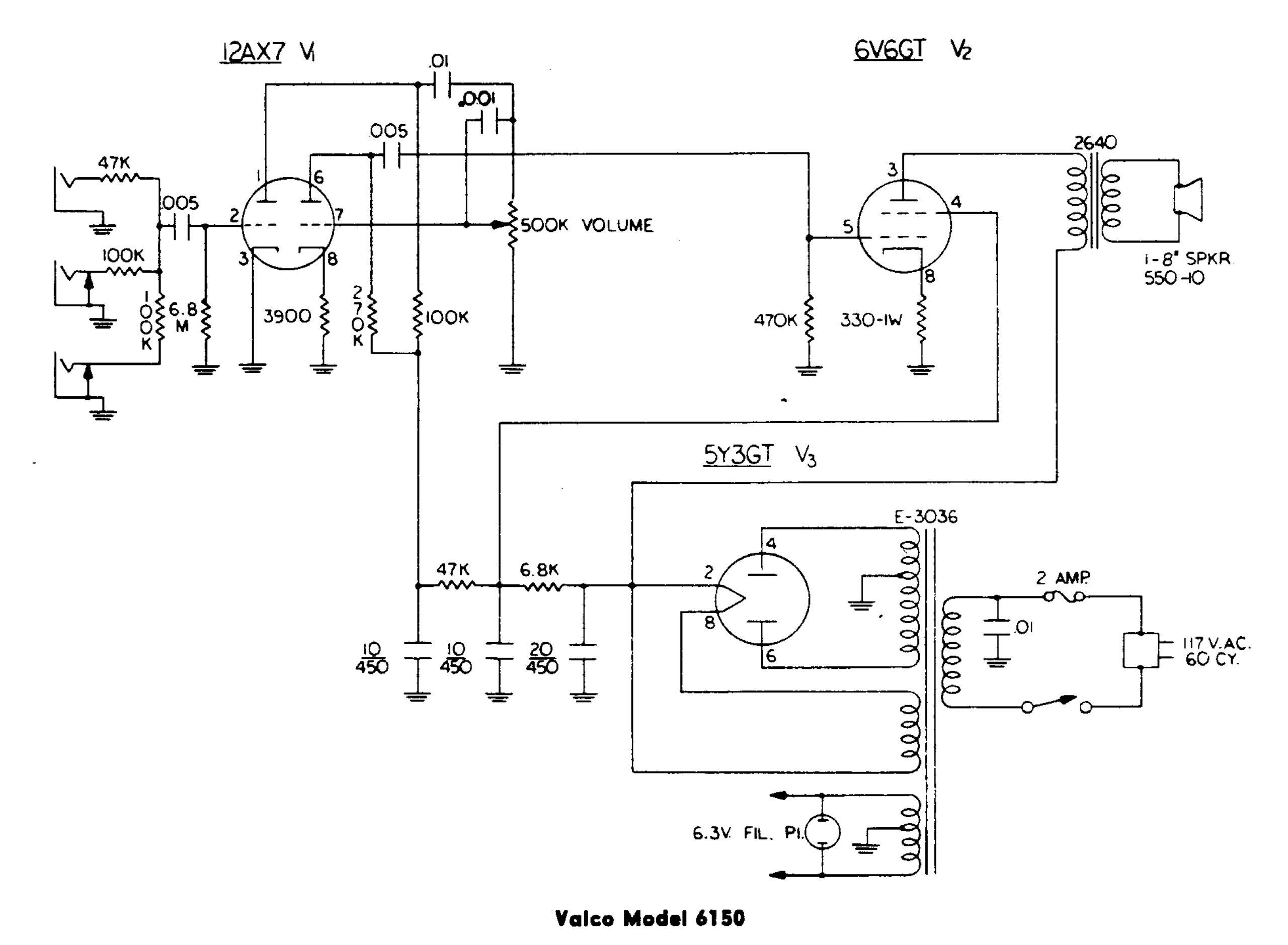 Gretsch model 6150 amplifier schematic 0d86a1f66d30