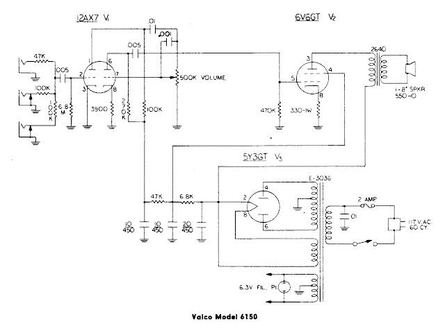 Gretsch model 6150 amplifier schematic Gretsch model 6150 amplifier schematic