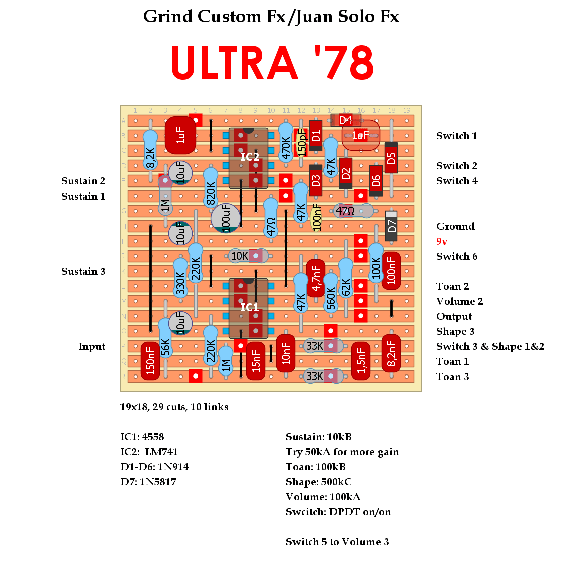 Grind Custom Effects Juansolo Fx Ultra 78 52f052e78832