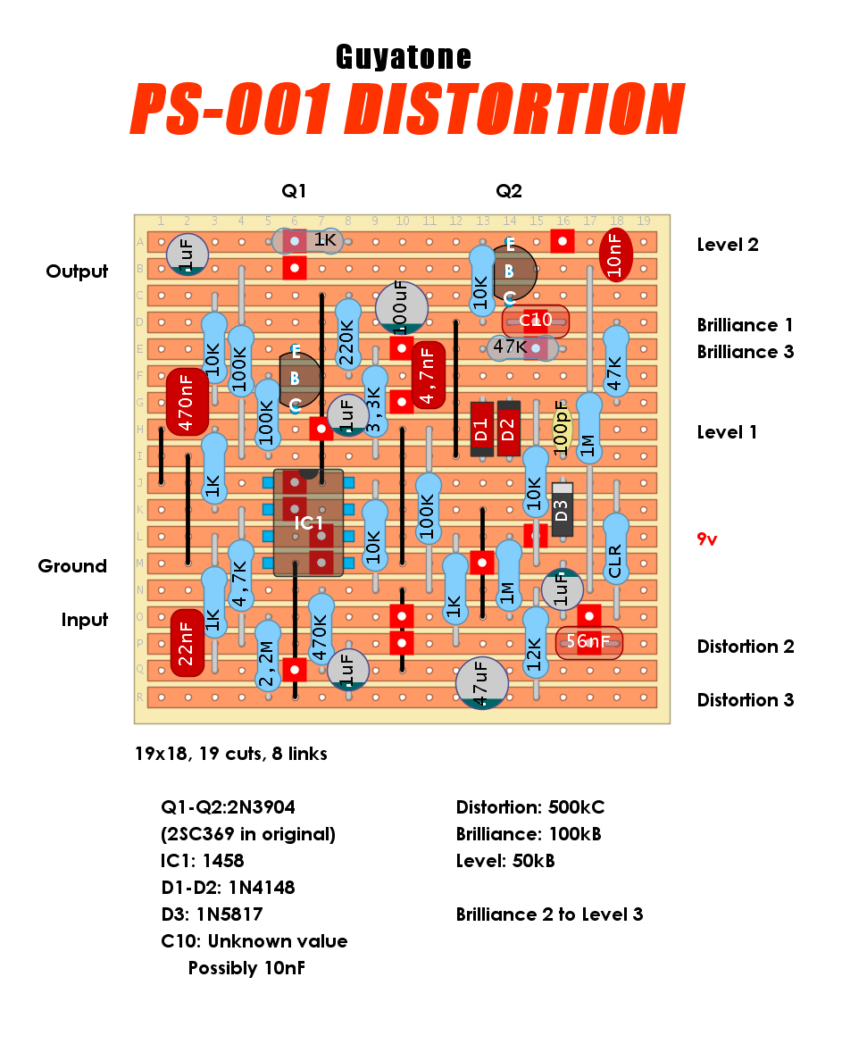 Guyatone PS 001 Distortion e847d7eb3b51