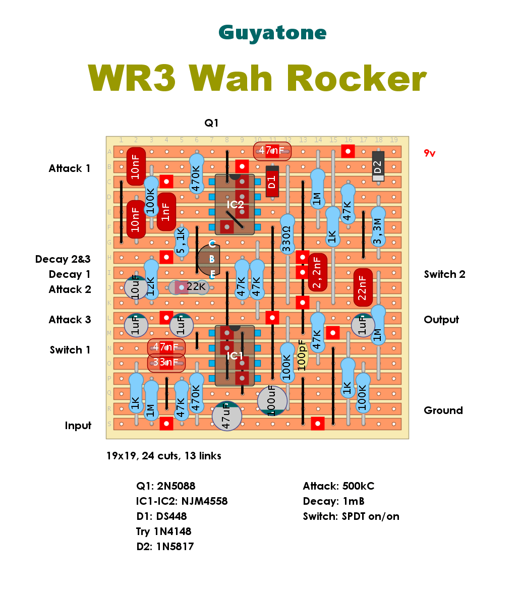 Guyatone WR3 Wah Rocker 2dfec9ec7187