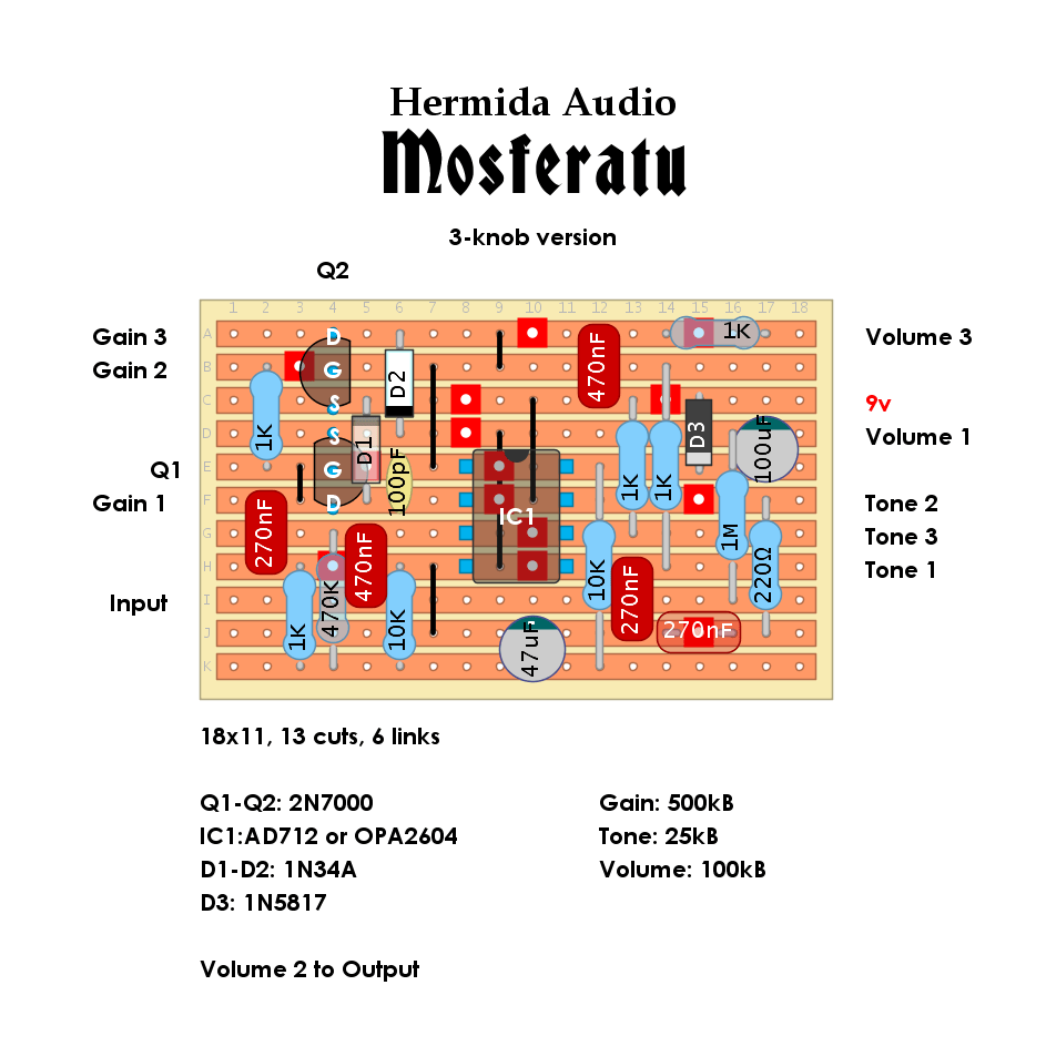 Hermida Mosferatu 3 knob 6788d9f645ec