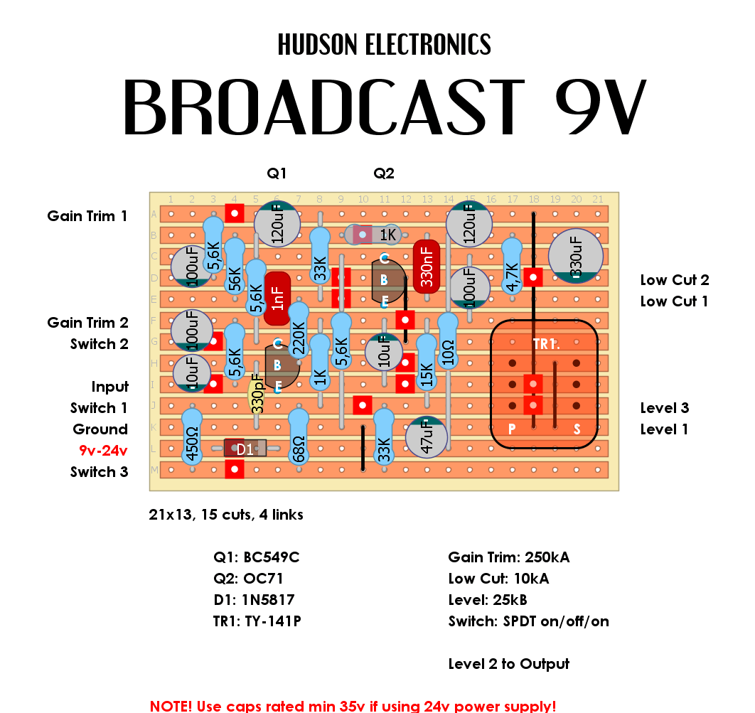 Hudson Electronics Broadcast 9v d78d676f36f7