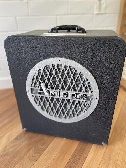 Ampro speaker cabinet, Goodmans Audiom 60 speaker