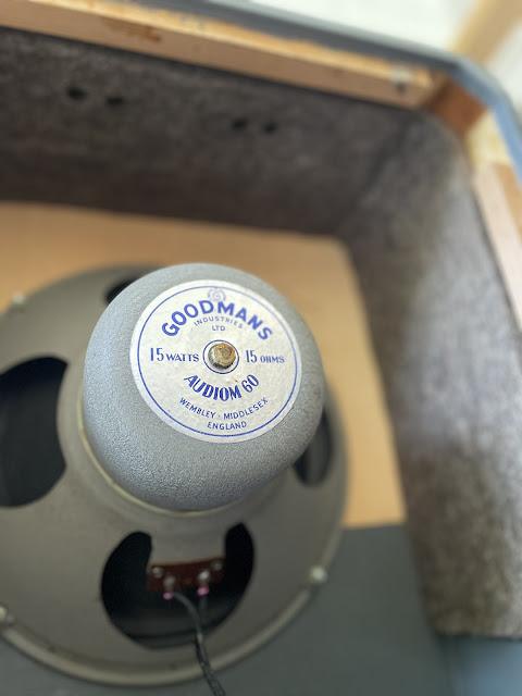 Ampro speaker cabinent, Goodmans Audiom 60 speaker