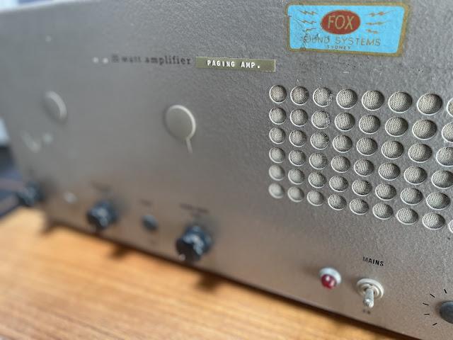 Fox Sounds Systems AWA PA1003 vintage valve amplifier