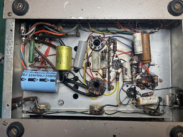 AWA: Model PA872 vintage Australian Valve PA Amplifier rear panel