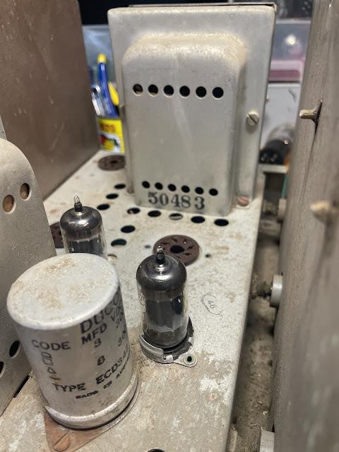 AWA: Model PA872 vintage Australian Valve PA Amplifier rear panel