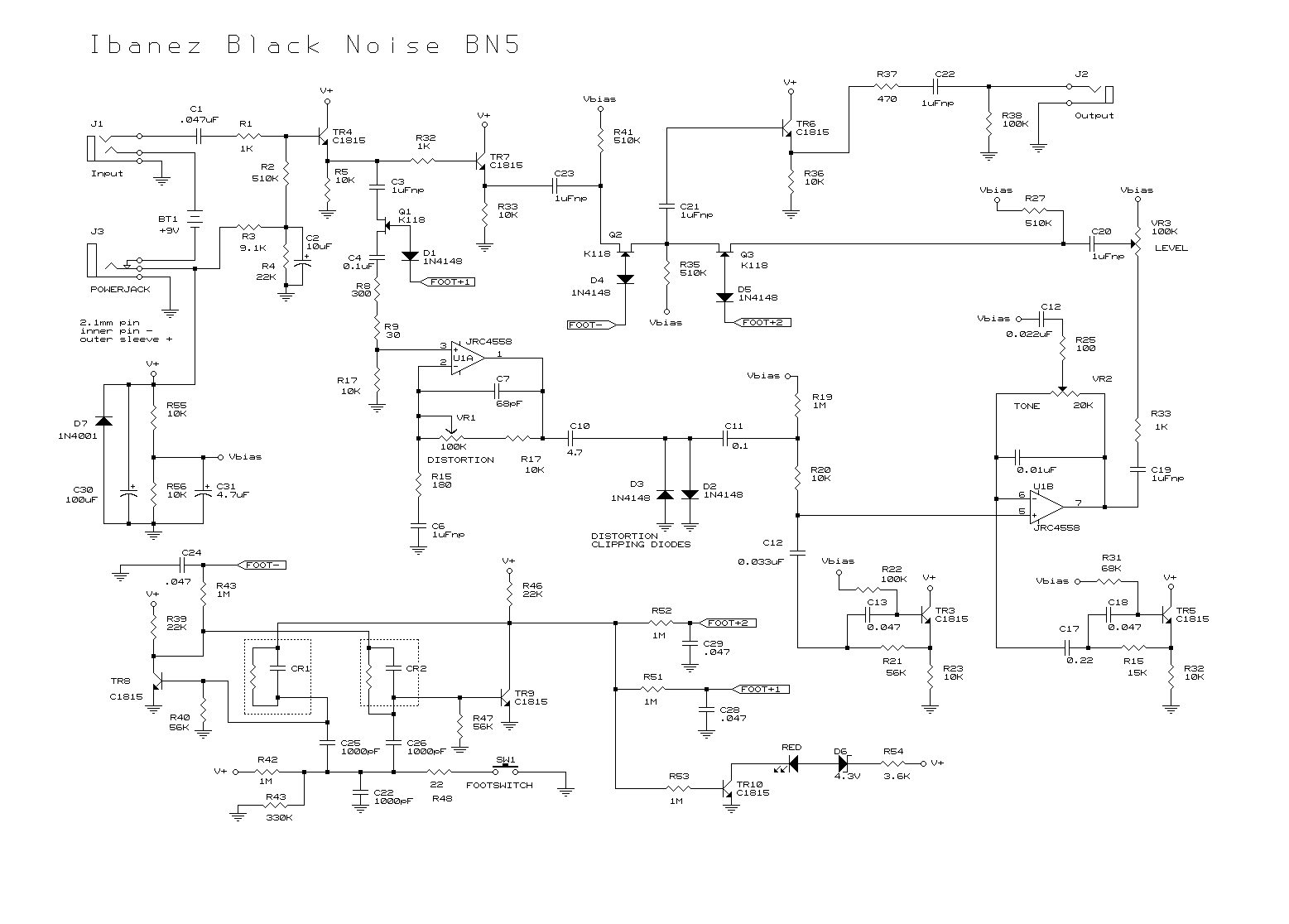 Ibanez BN5 Black Noise e6a37fcbae90