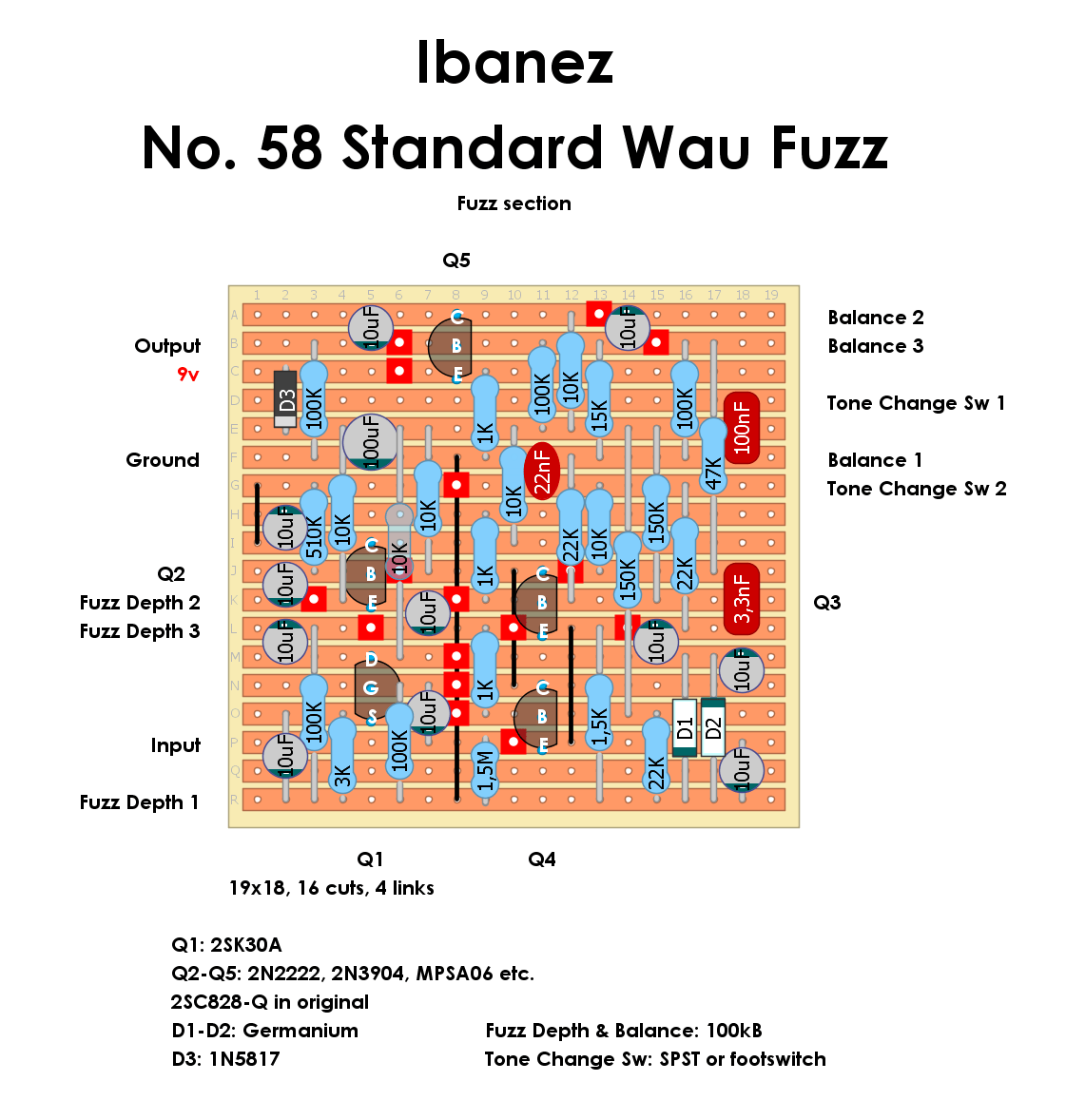 Ibanez No 58 Standard Wau Fuzz ead652da911c