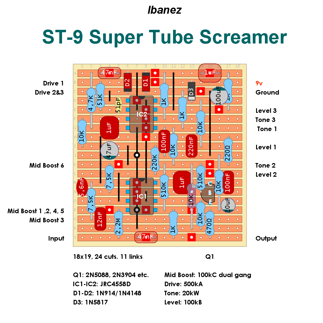Ibanez ST9 Super Tube Screamer ed91695d50a1