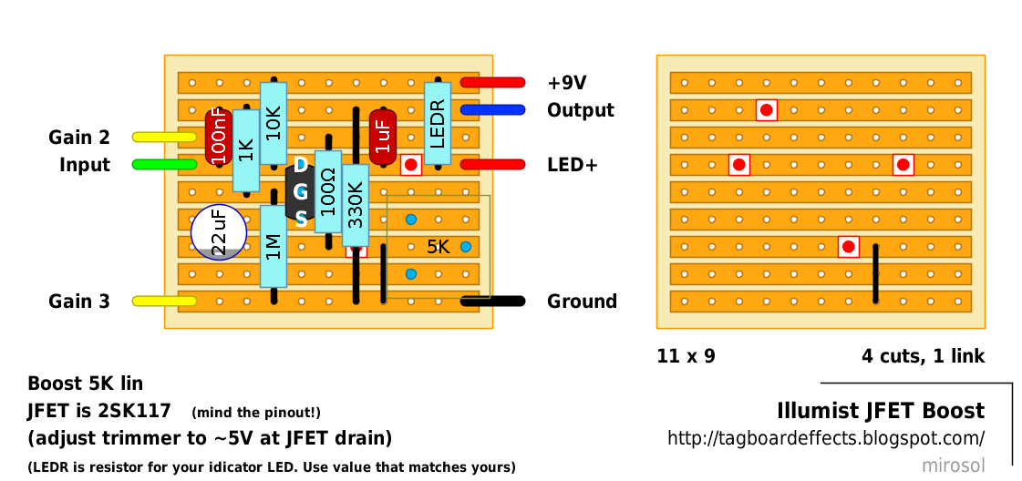 Illumist JFET Boost da732c3bfc9d