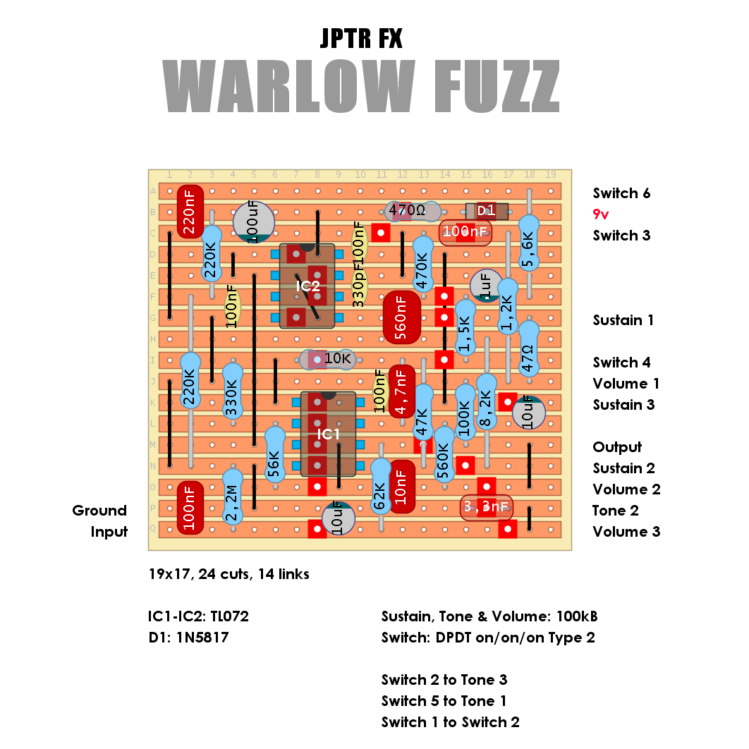JPTR FX Warlow Fuzz 6e411c256c2b