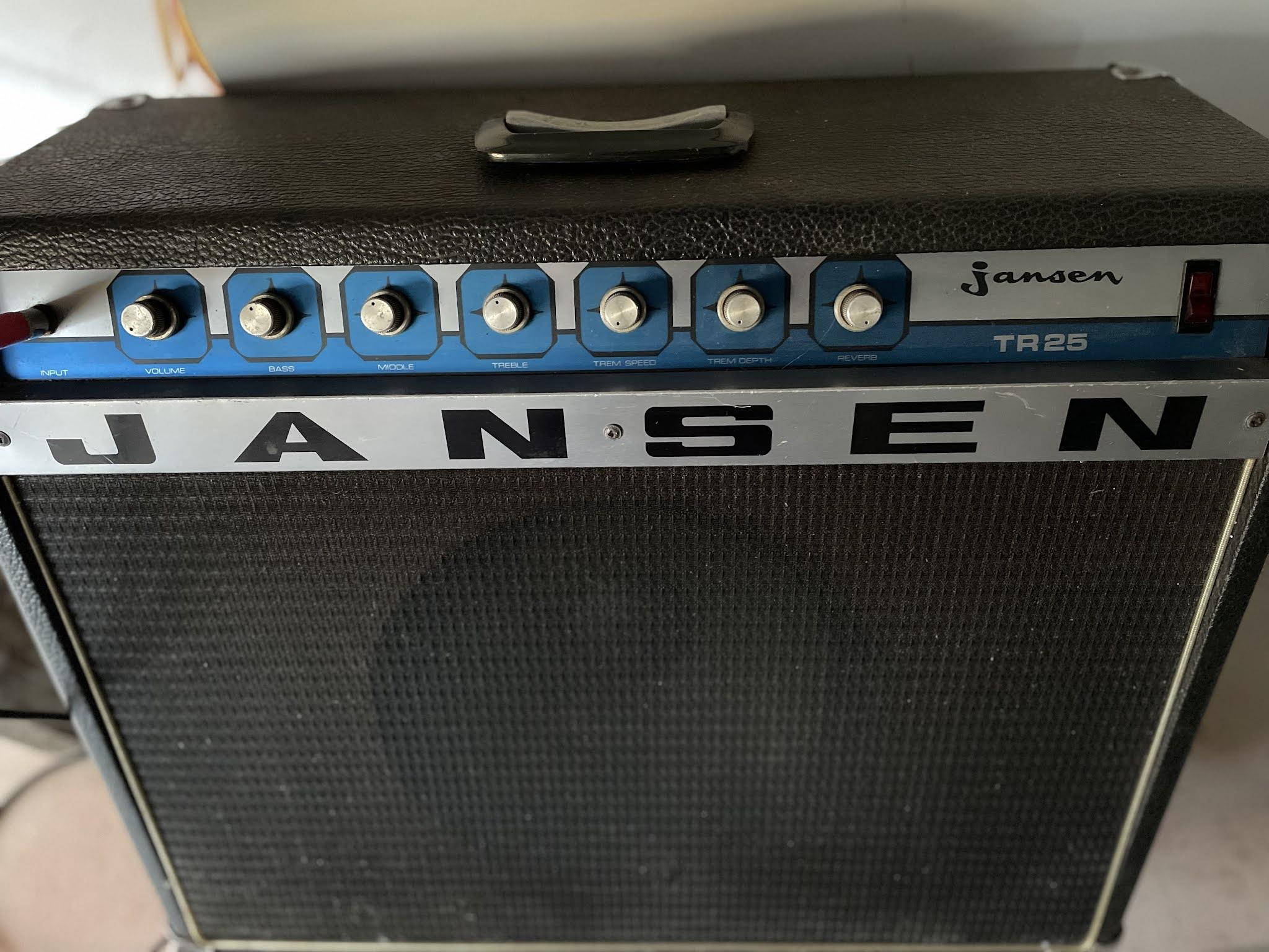 Jansen TR25 guitar amplifier front 5cdcf6cc33cd
