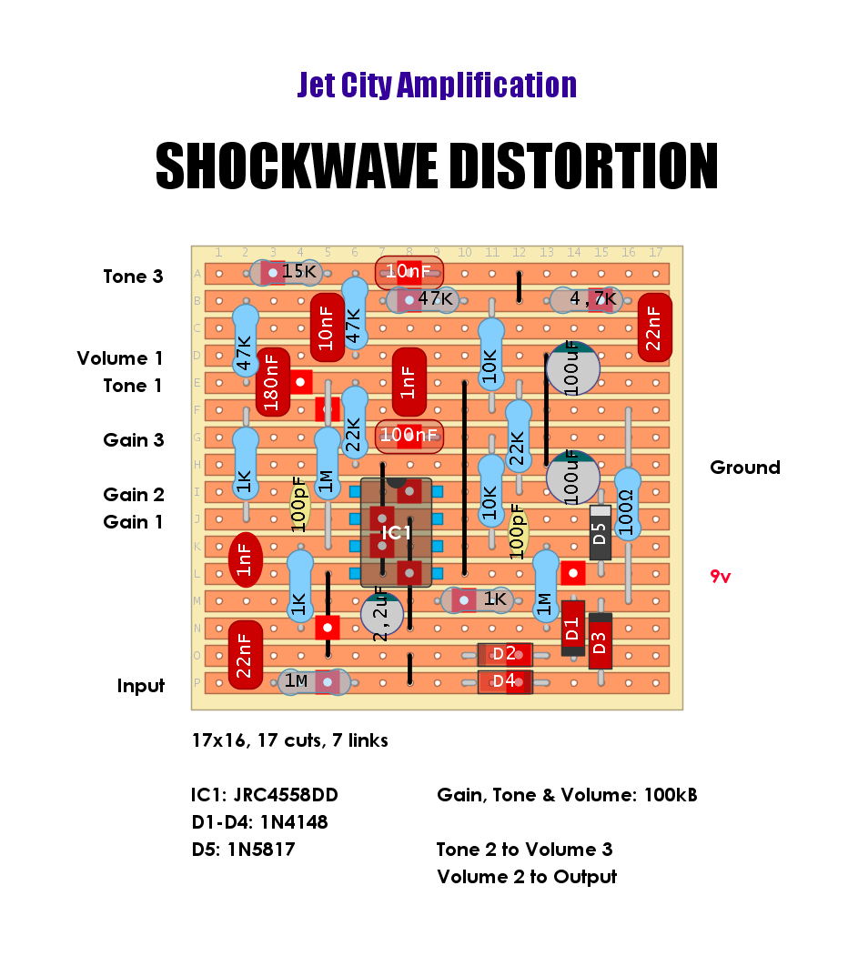Jet City Shockwave Distortion NEW 35ae633c0746