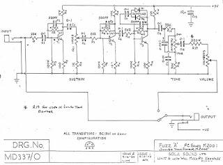 COLORSOUND JUMBO TONE BENDER - SCHEMATIC COLORSOUND JUMBO TONE BENDER - SCHEMATIC