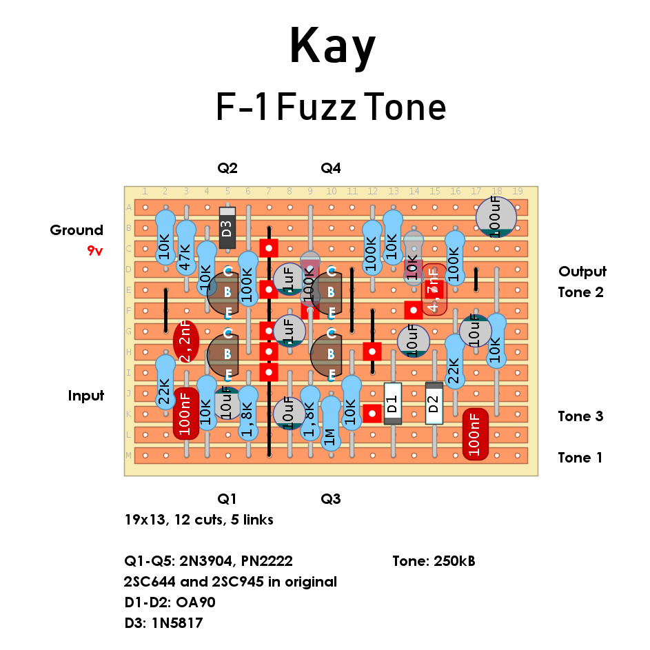 Kay F1 Fuzztone stock d64ee7b26463