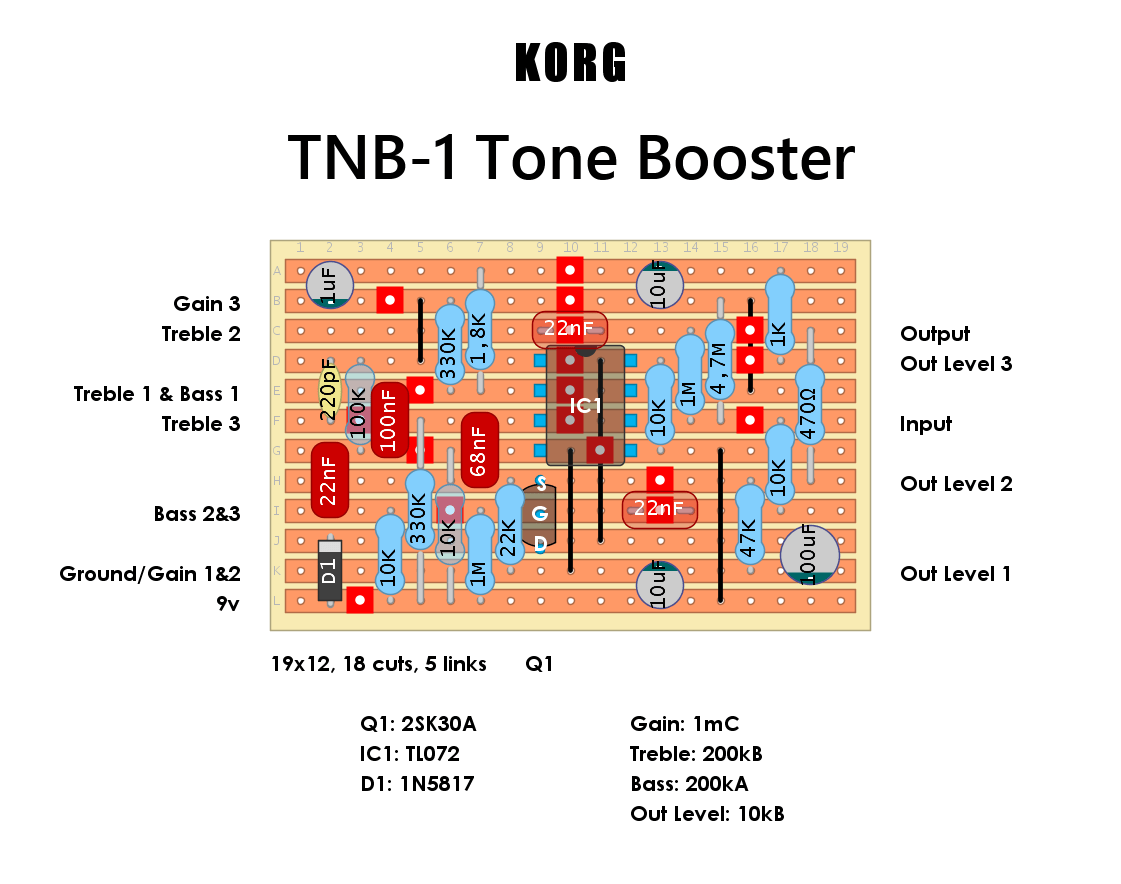 Korg TNB1 Tone Booster 0ba916c03e1b