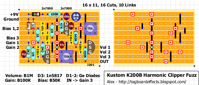 Kustom K200B Harmonic Clipper a50a89d8c6b2