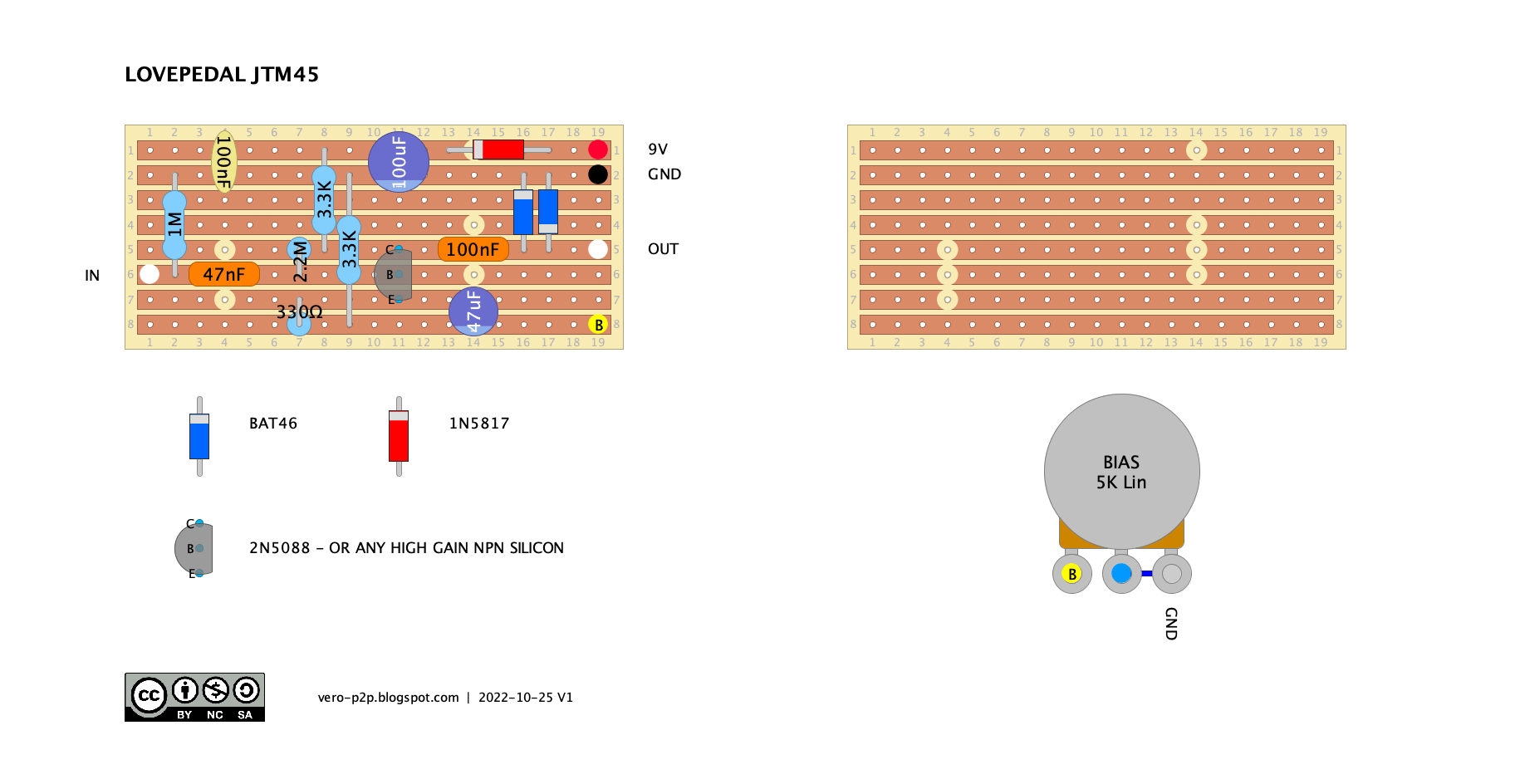 LOVEPEDAL JTM45 vero layout v1 e3ca3b347b7c