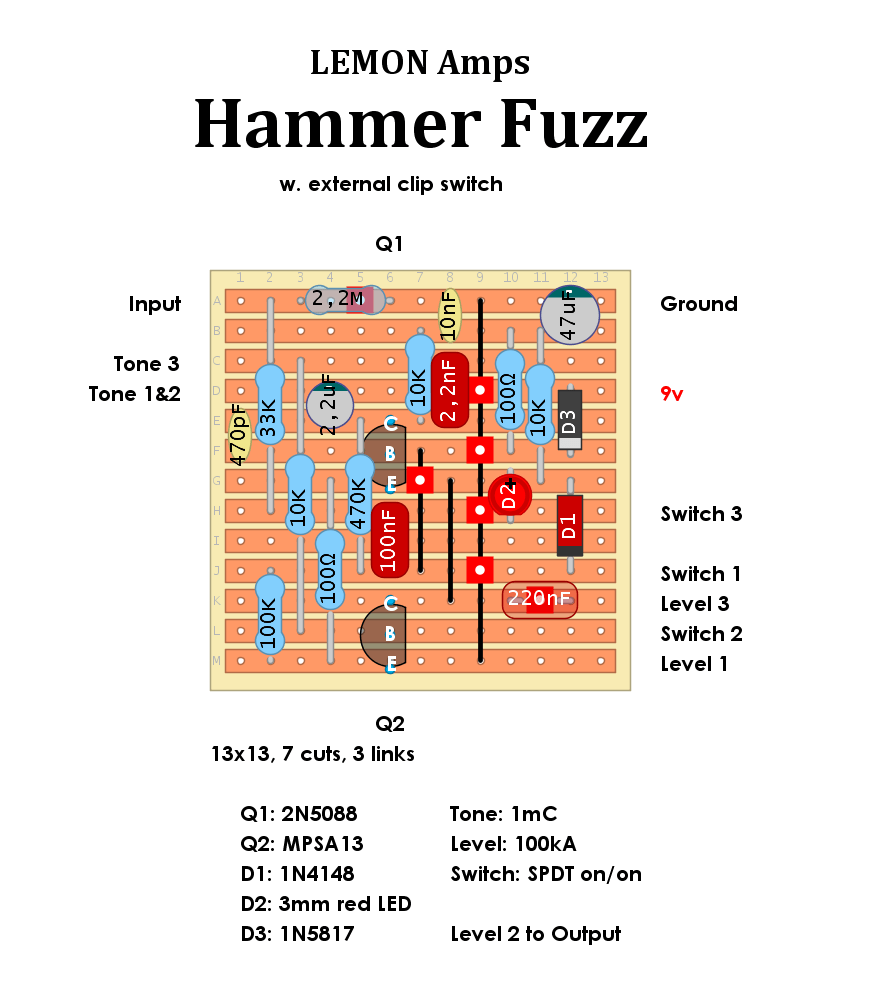 Lemon Amps Hammer Fuzz e031669e1557
