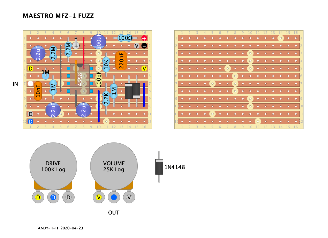 MAESTRO MFZ 1 Fuzz vero layout 6d2aa4de1281