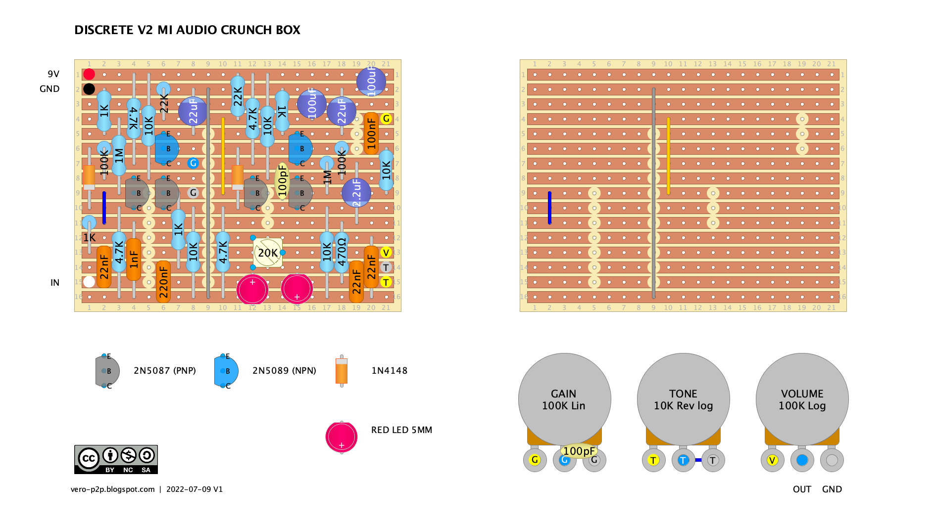 MI Audio Crunch Box V2 discrete vero layout d0e343439bee