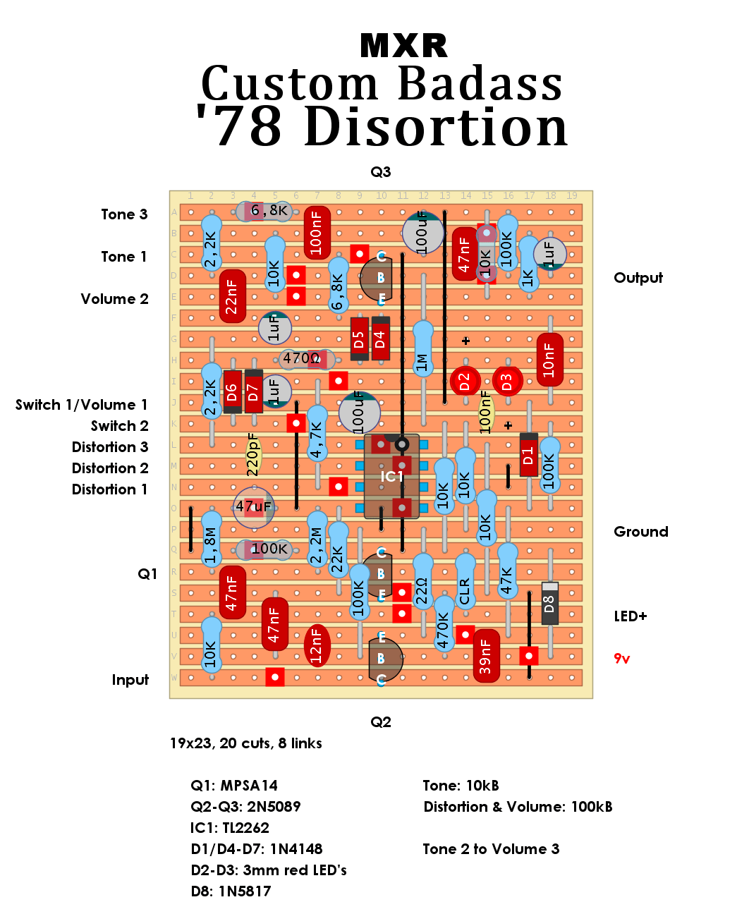 MXR Custom Badass 78 Distortion 774488e69b23
