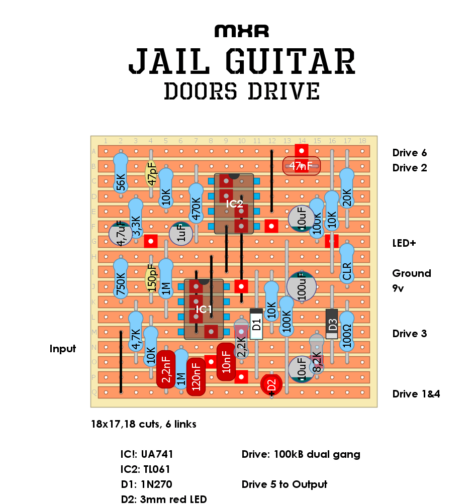 MXR Jail Doors Drive 47281cbd92b0
