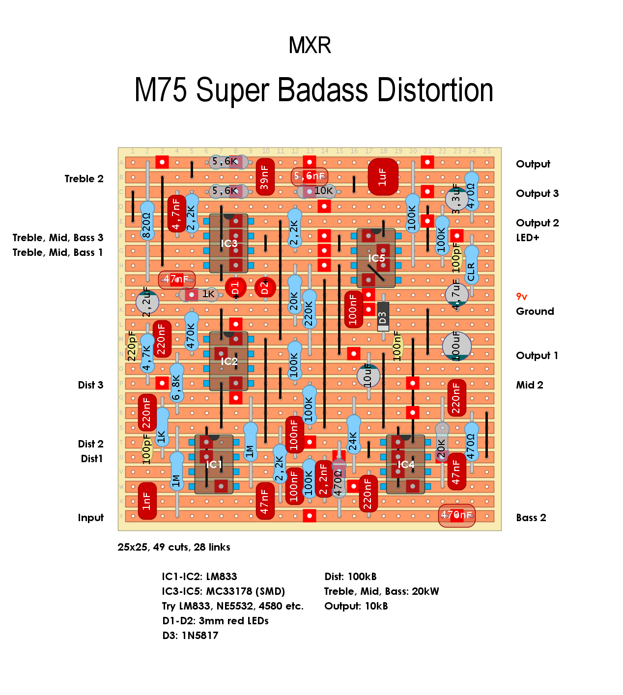 MXR M75 Super Badass Distortion 39ab7f043c0c