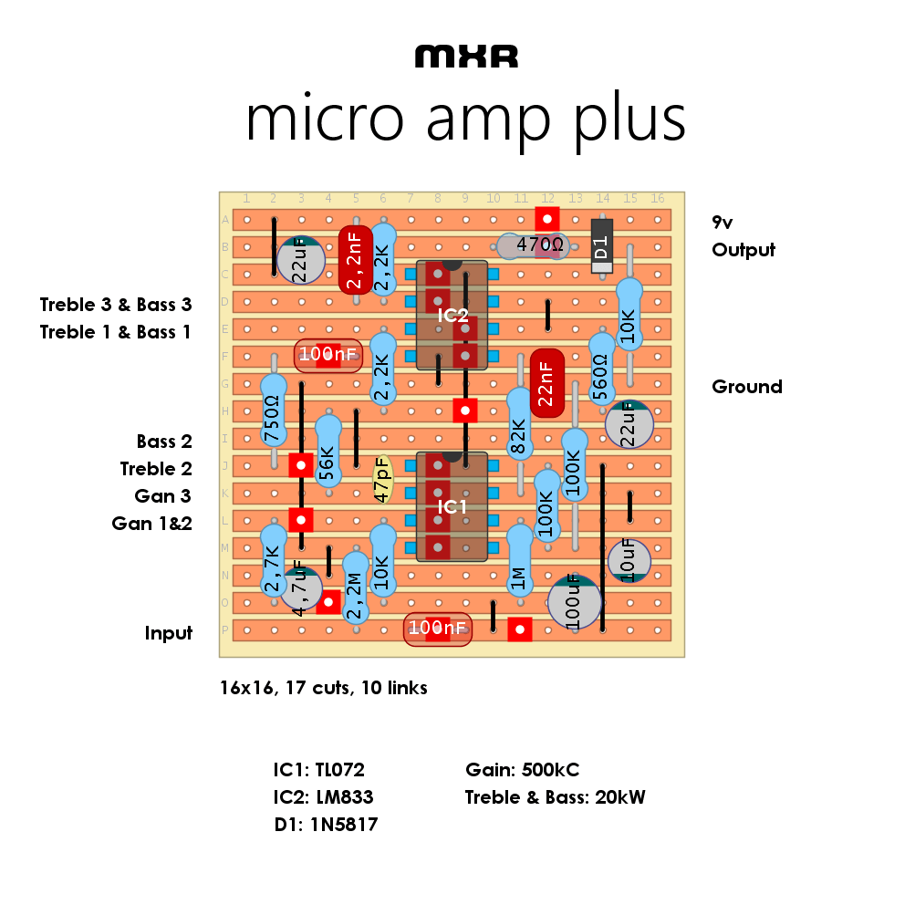 MXR Micro Amp Plus fbdb8d5175c9