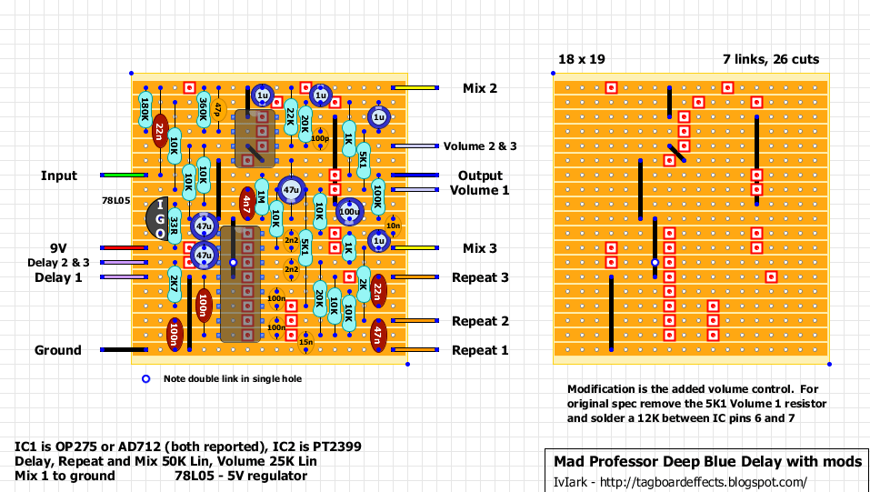 Mad Professor Deep Blue Delay with mods 2 1e6321d92ec7