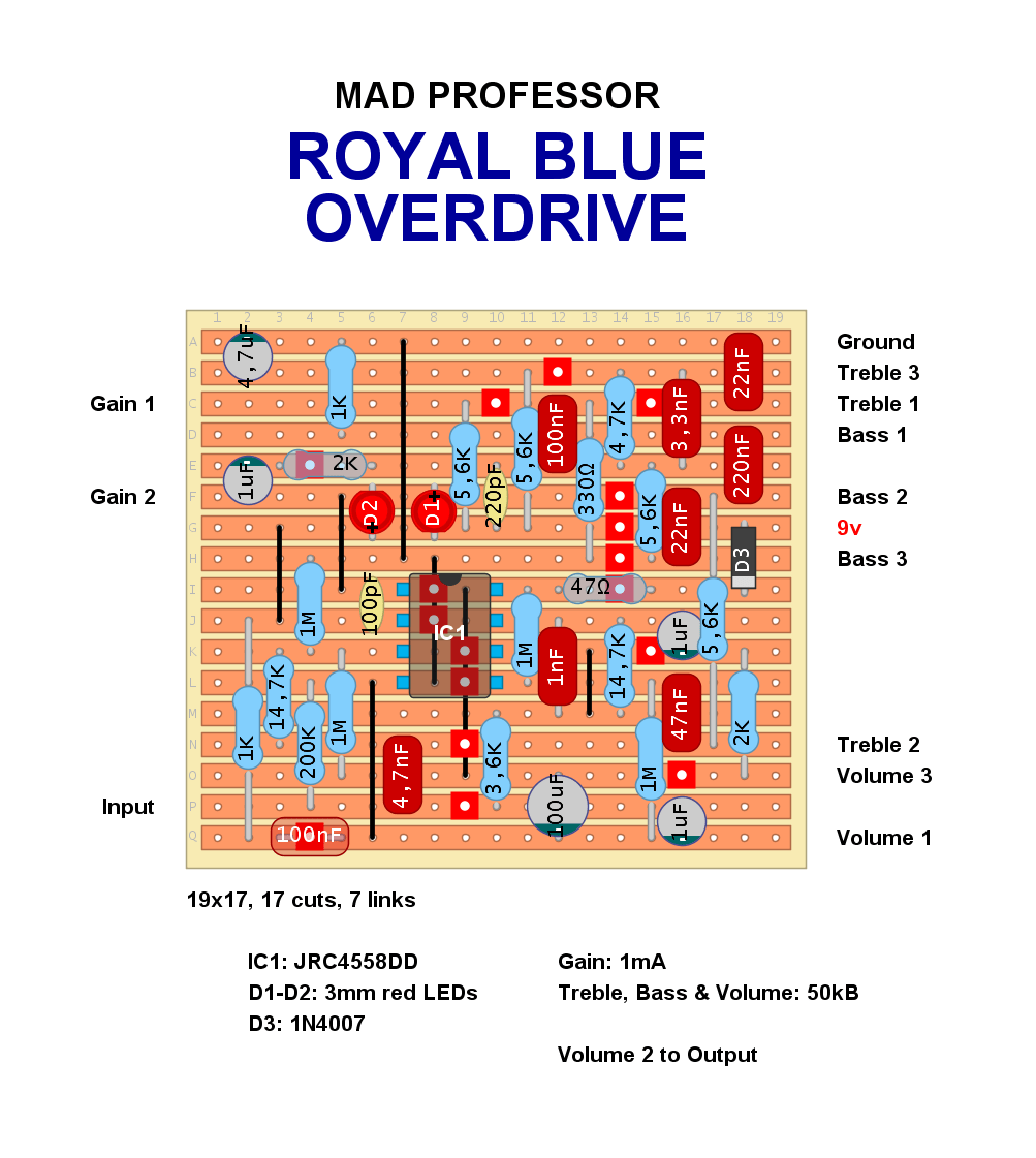 Mad Professor Royal Blue Overdrive 38fe1c6b61b6