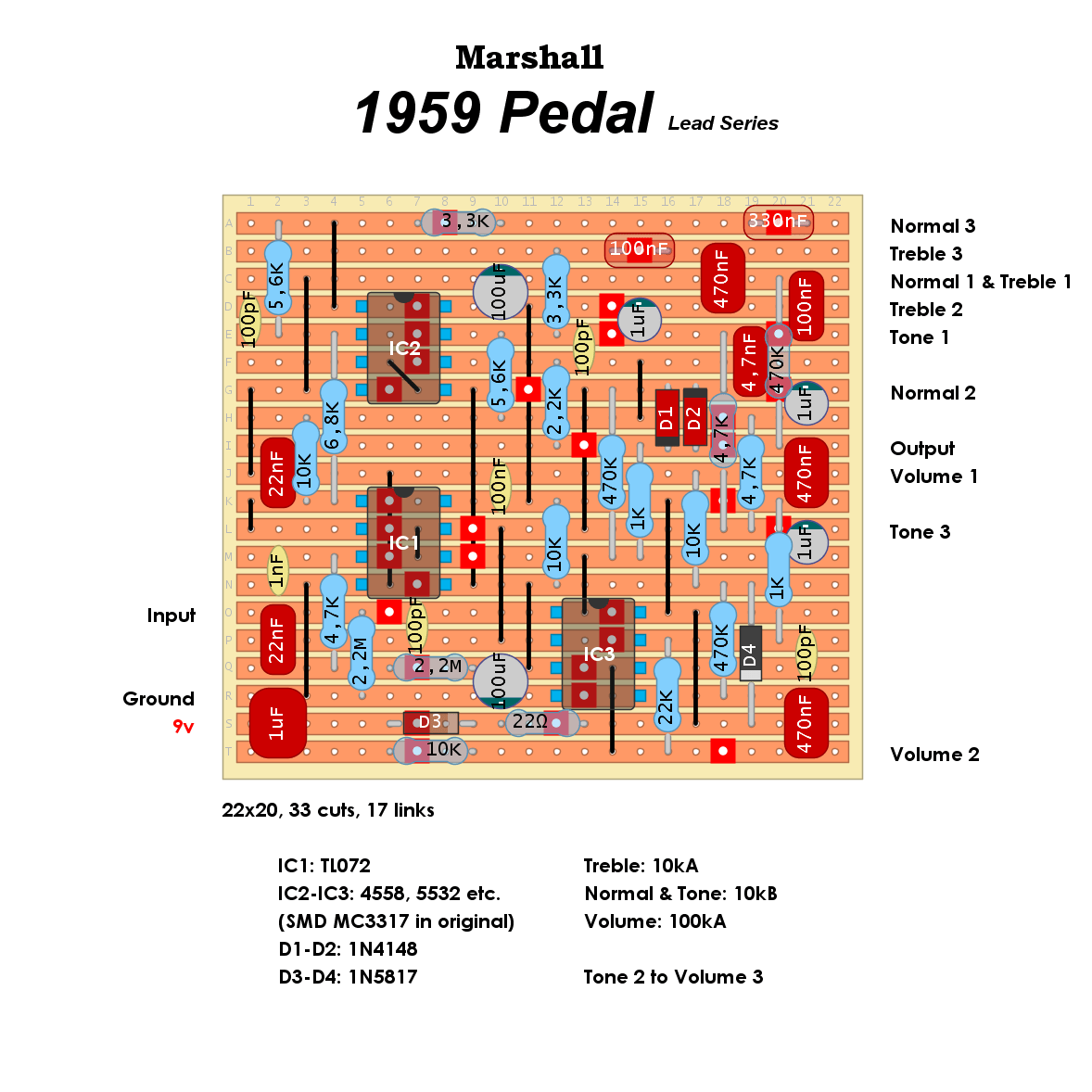 Marshall 1959 Pedal 24522520f39b