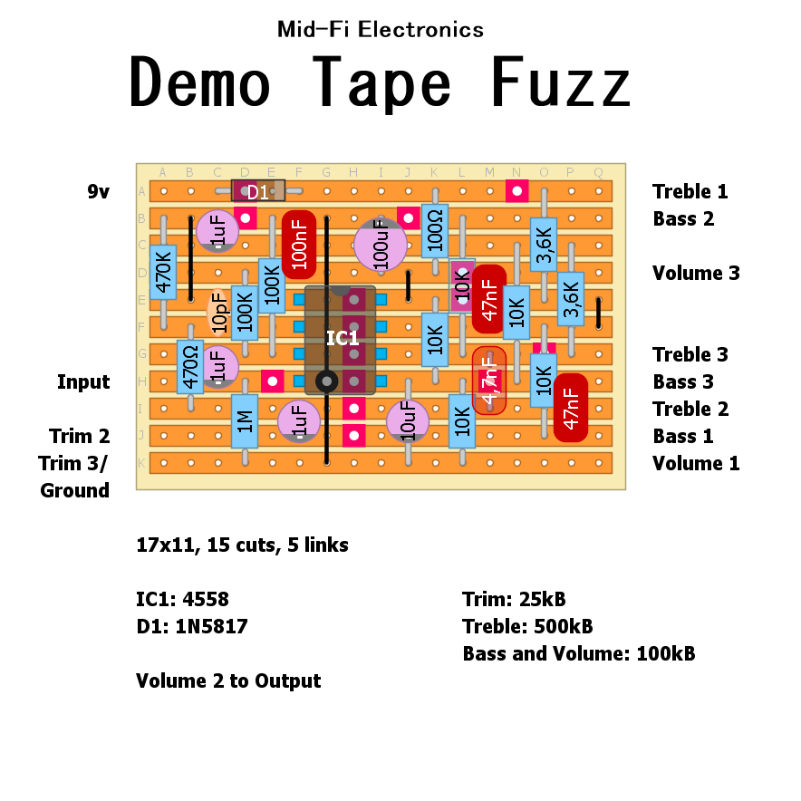 Mid Fi Electronics Demo Tape Fuzz 25e679115dd7