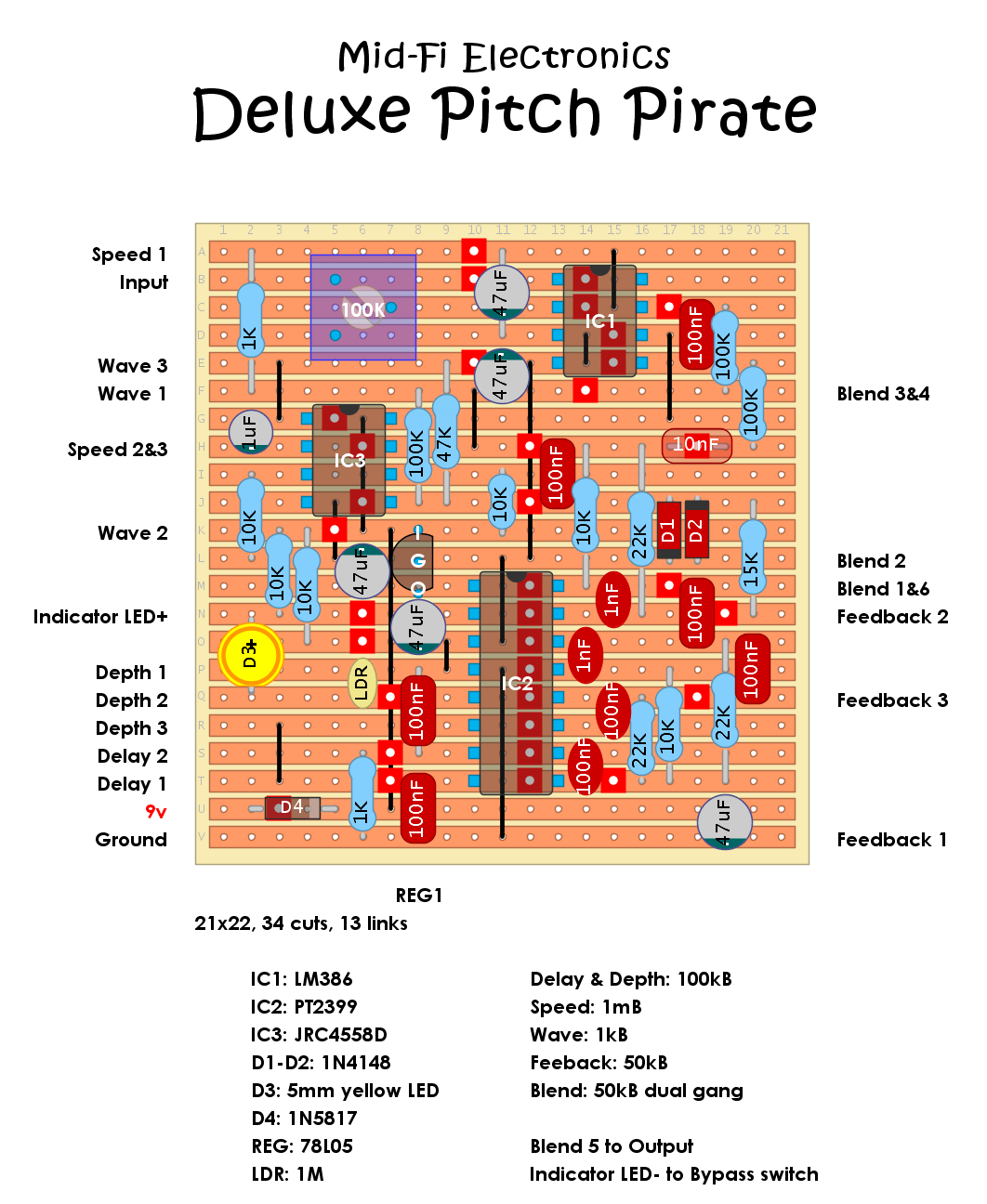 Mid Fi Electronics Pitch Pirate Deluxe ced4db4ba846