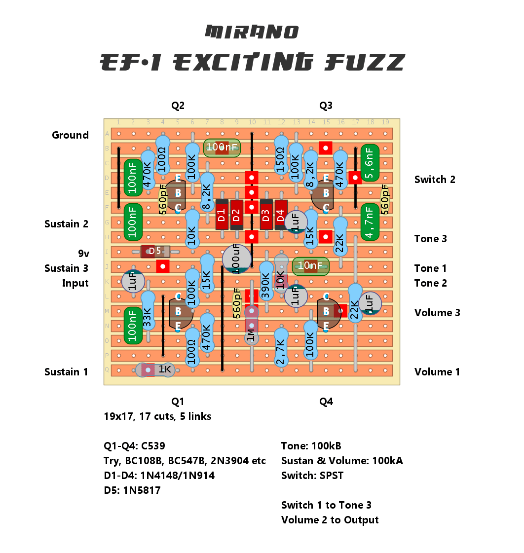 Mirano EF 1 Exciting Fuzz 7b812264e117