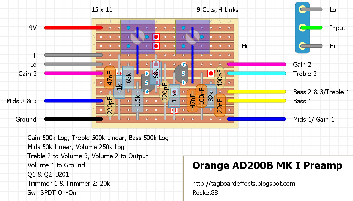 Orange AD200B MK I Preamp cd35a79ae003