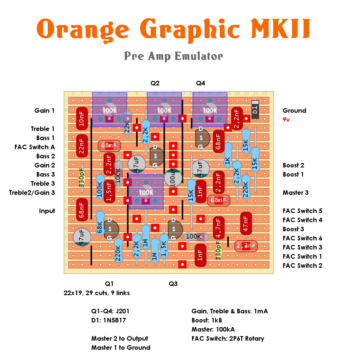 Orange Graphic MKII Pre Amp d7d5342c3f83