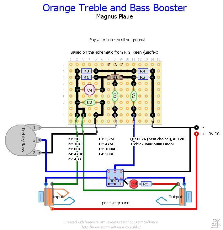 Orange Treble and Bass Booster ee9a0d0799a2