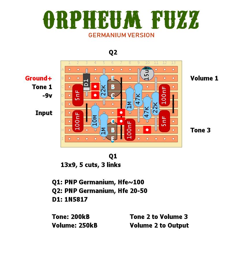 Orpheum Fuzz Germanium cdb7562572be