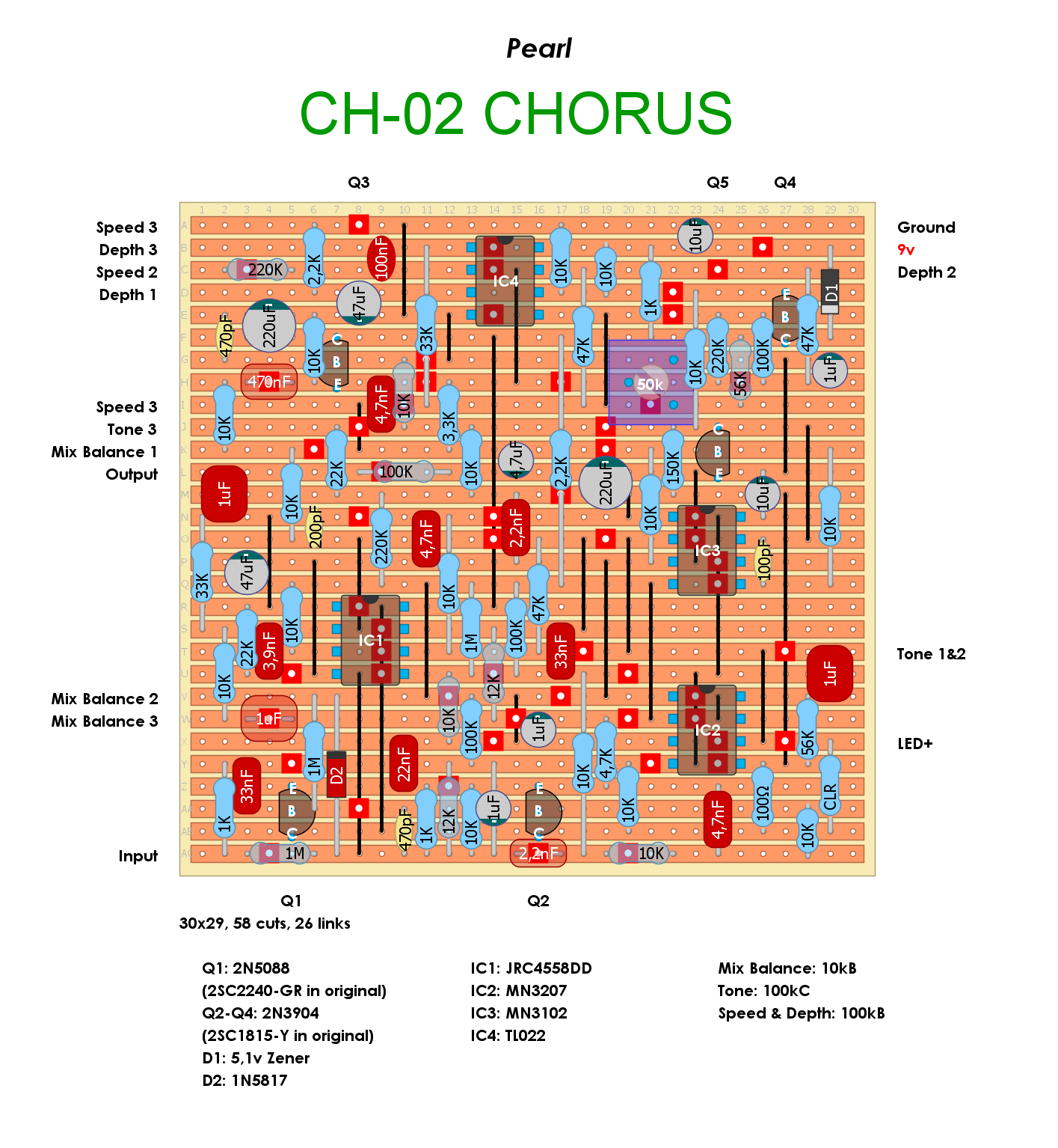 Pearl CH02 Chorus dcedeaacdb1a