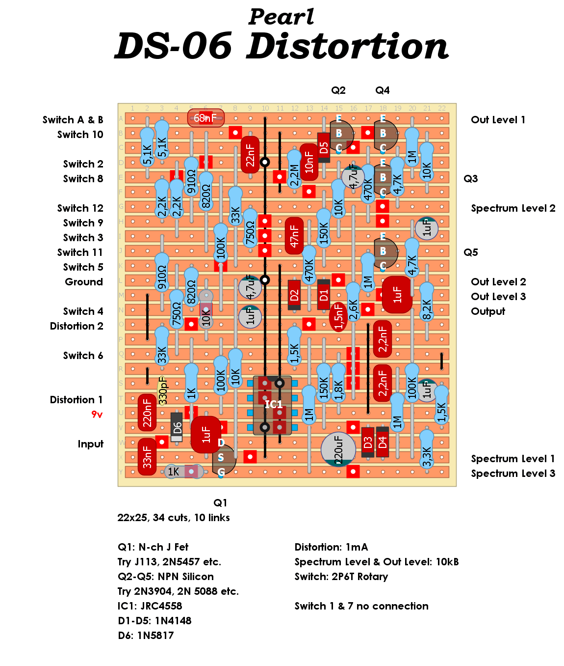 Pearl DS06 Distortion ba83d4cfee98
