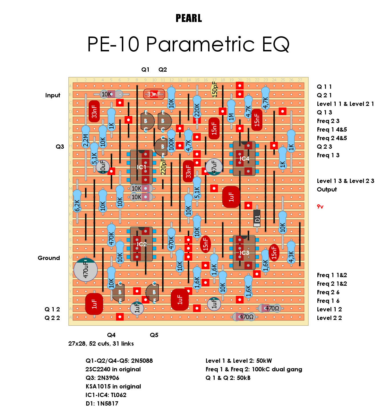 Pearl PE 10 Parametric EQ 81f7ebad1992