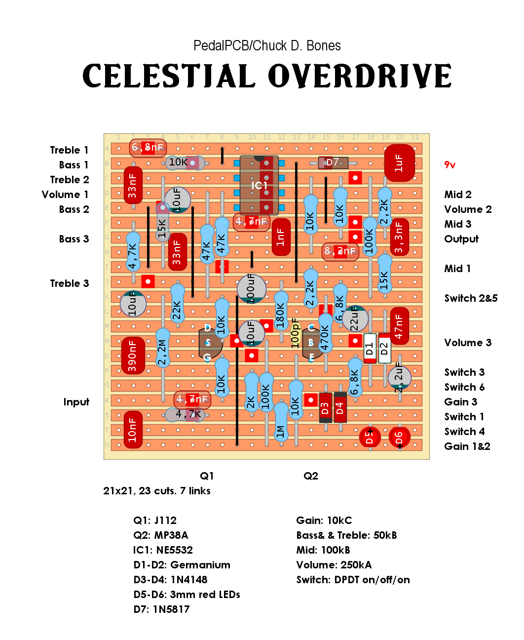 PedalPCB Celestial Overdrive 6208b60b1af5