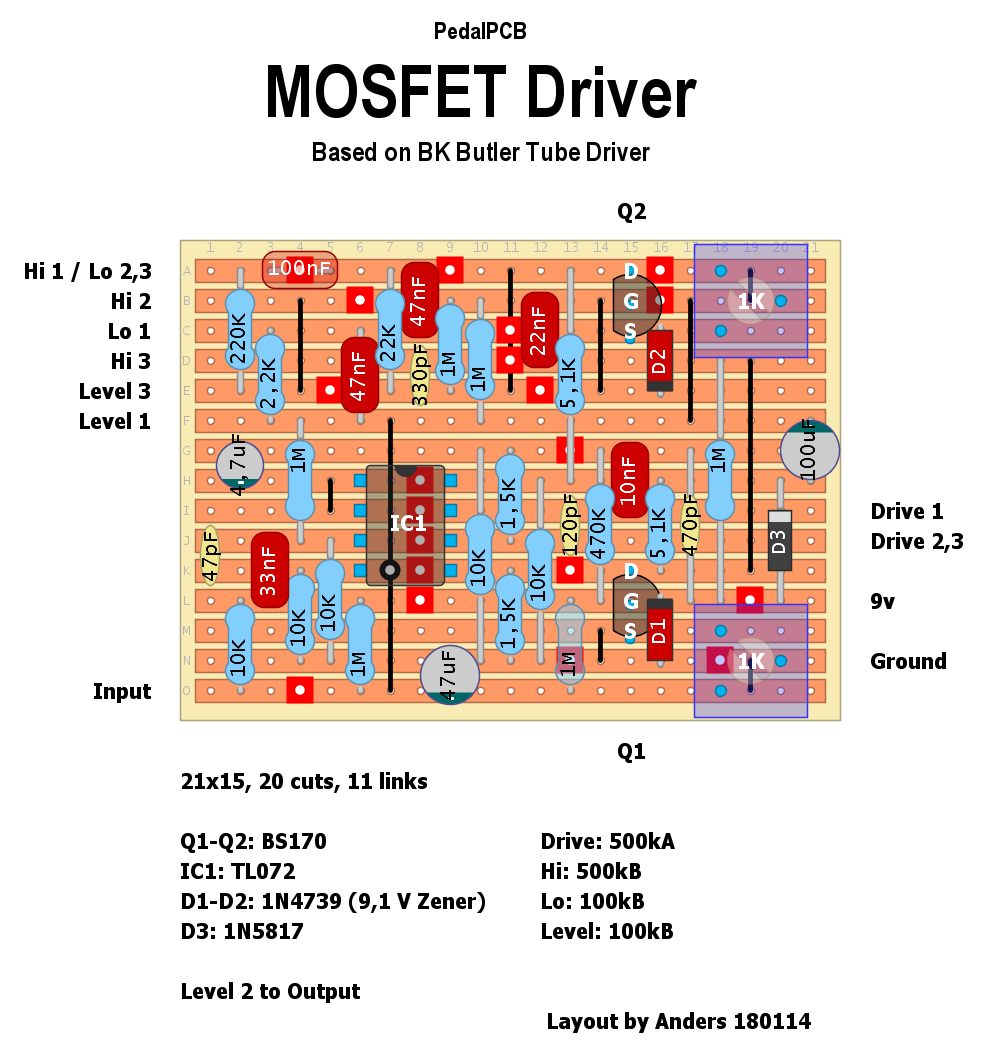 PedalPCB MOSFET Driver 7b10368eafb7