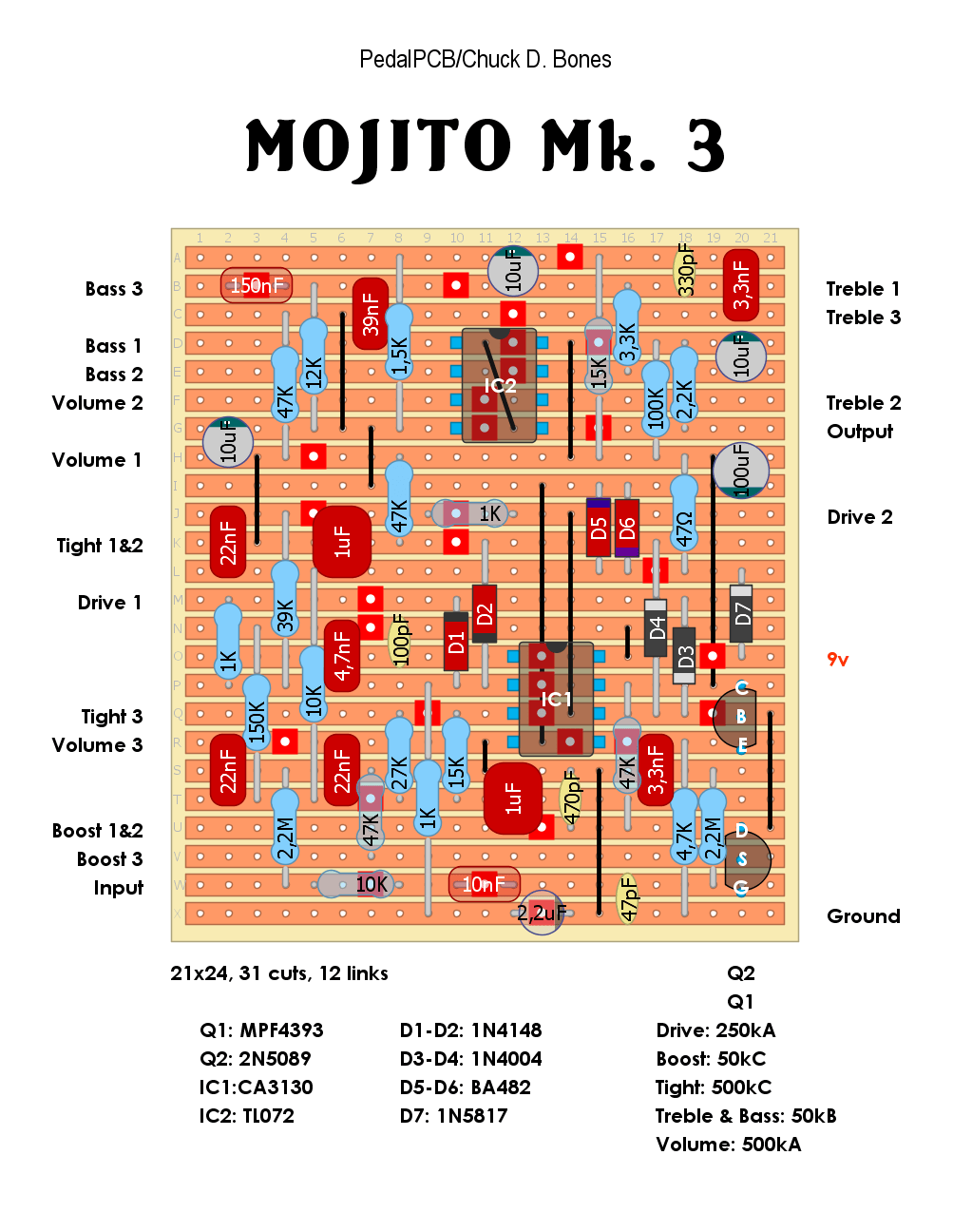 PedalPCB Mojito 3 e6bfeeb5af45