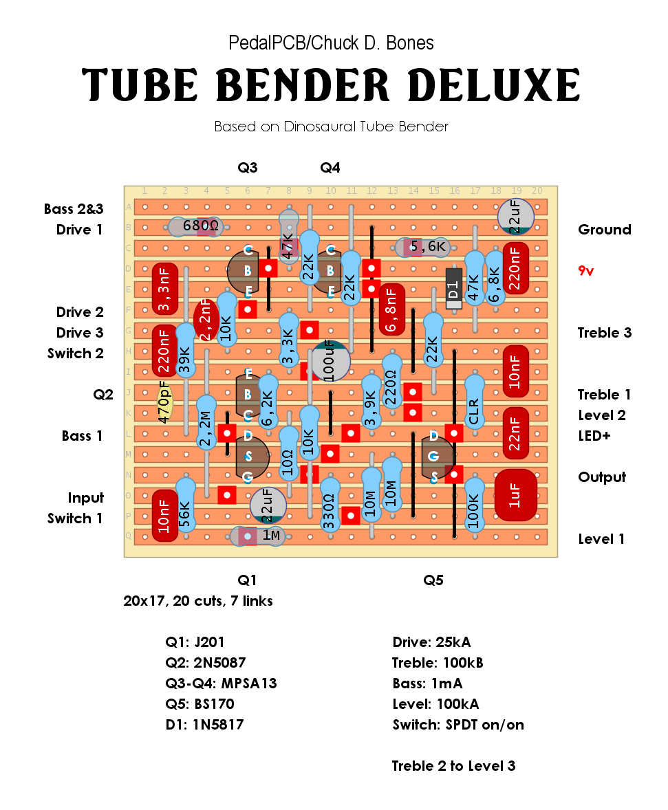 PedalPCB Tube Bender Deluxe bd0fd814e5ee