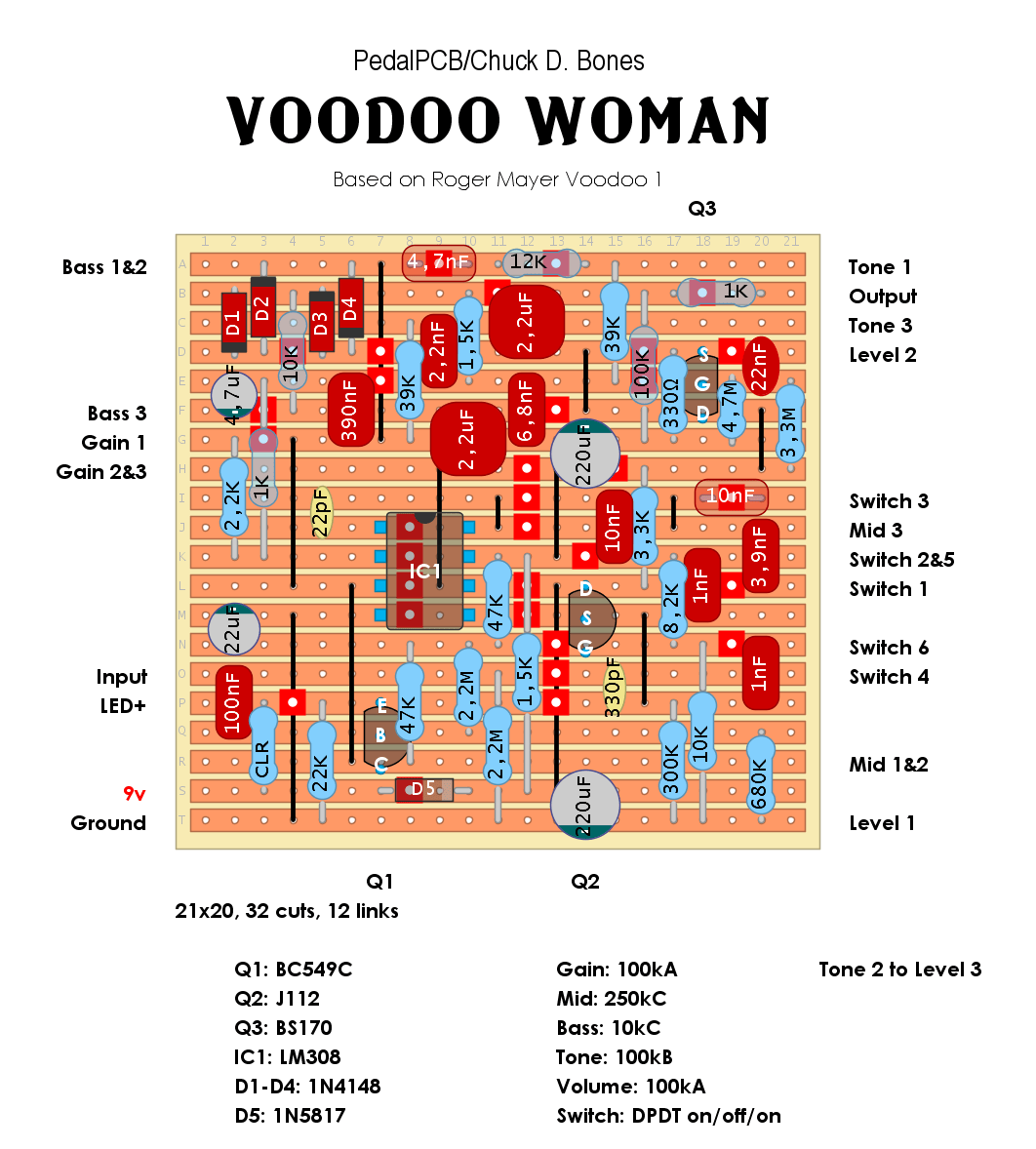 PedalPCB Voodoo Woman 1b3a036d3e04